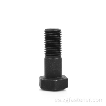 DIN 931 PERRO DEL PIEMBRICO parcial Bolt Negro